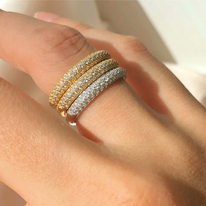 The Classic Pave Diamond Band