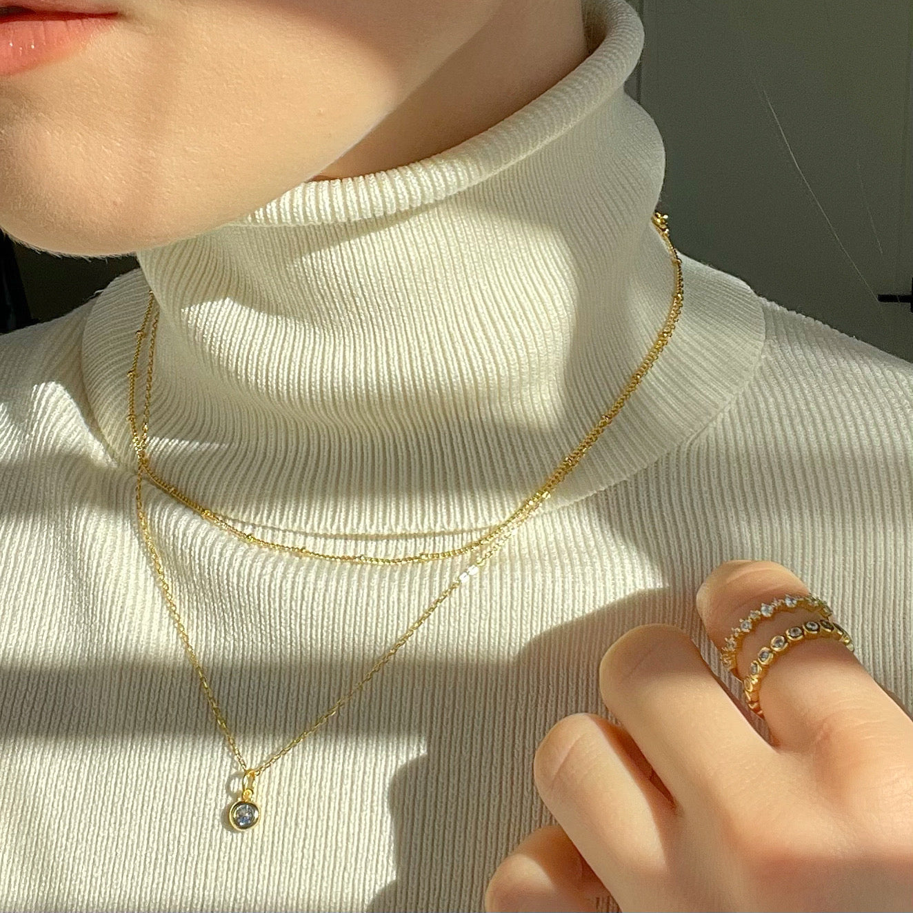 The Personalized Birthstone Pendant Necklace