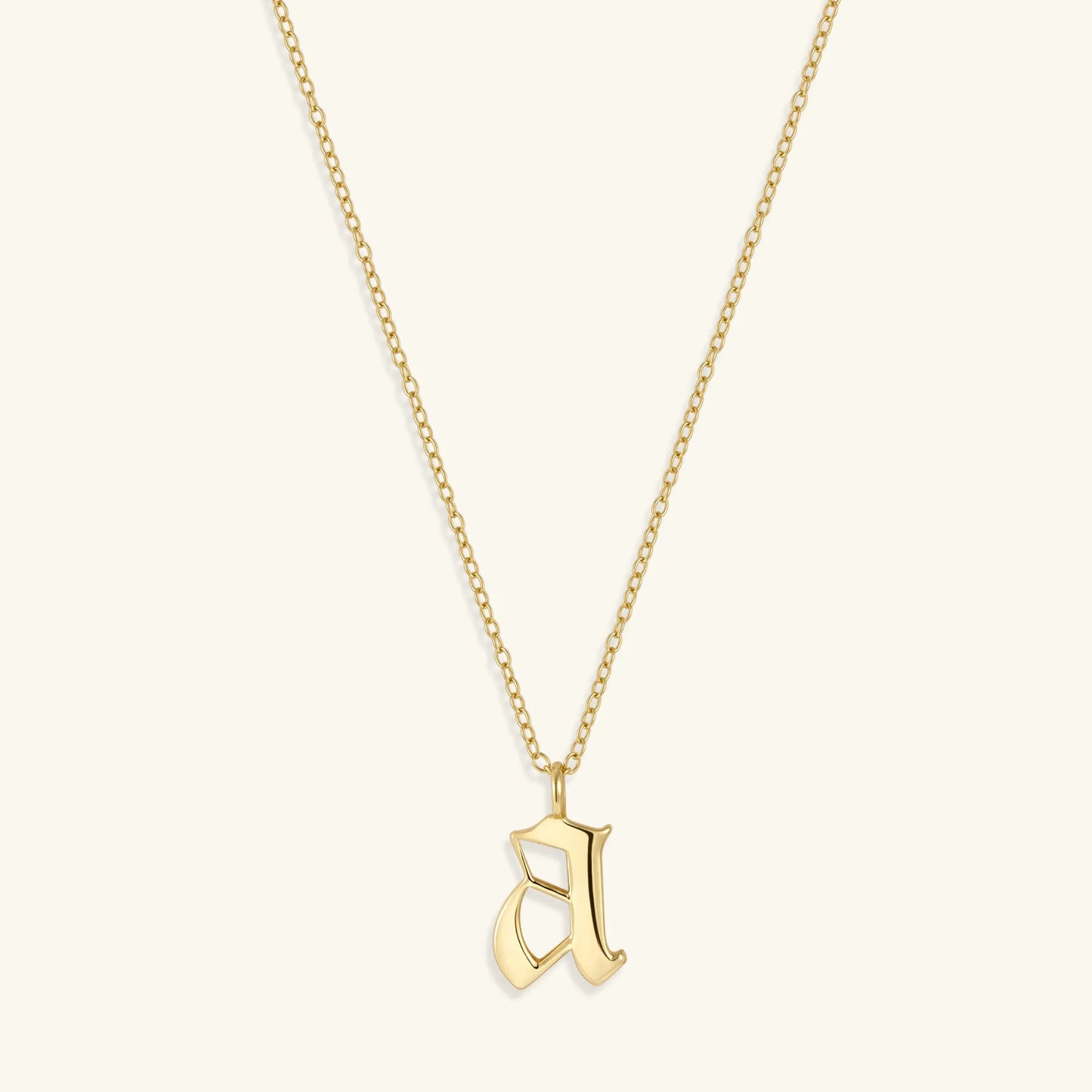 The Old English Initial Necklace