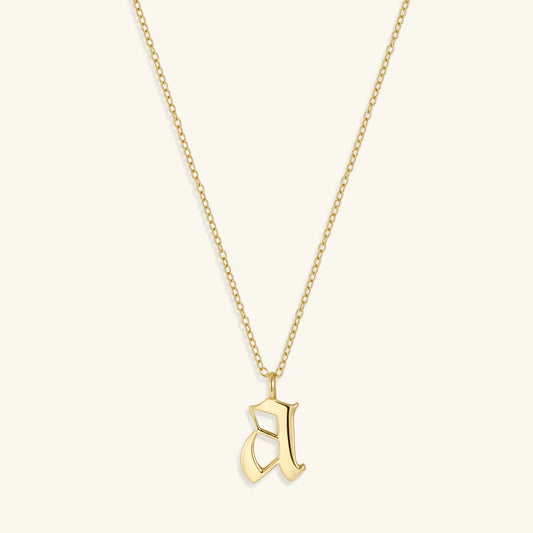 The Old English Initial Necklace