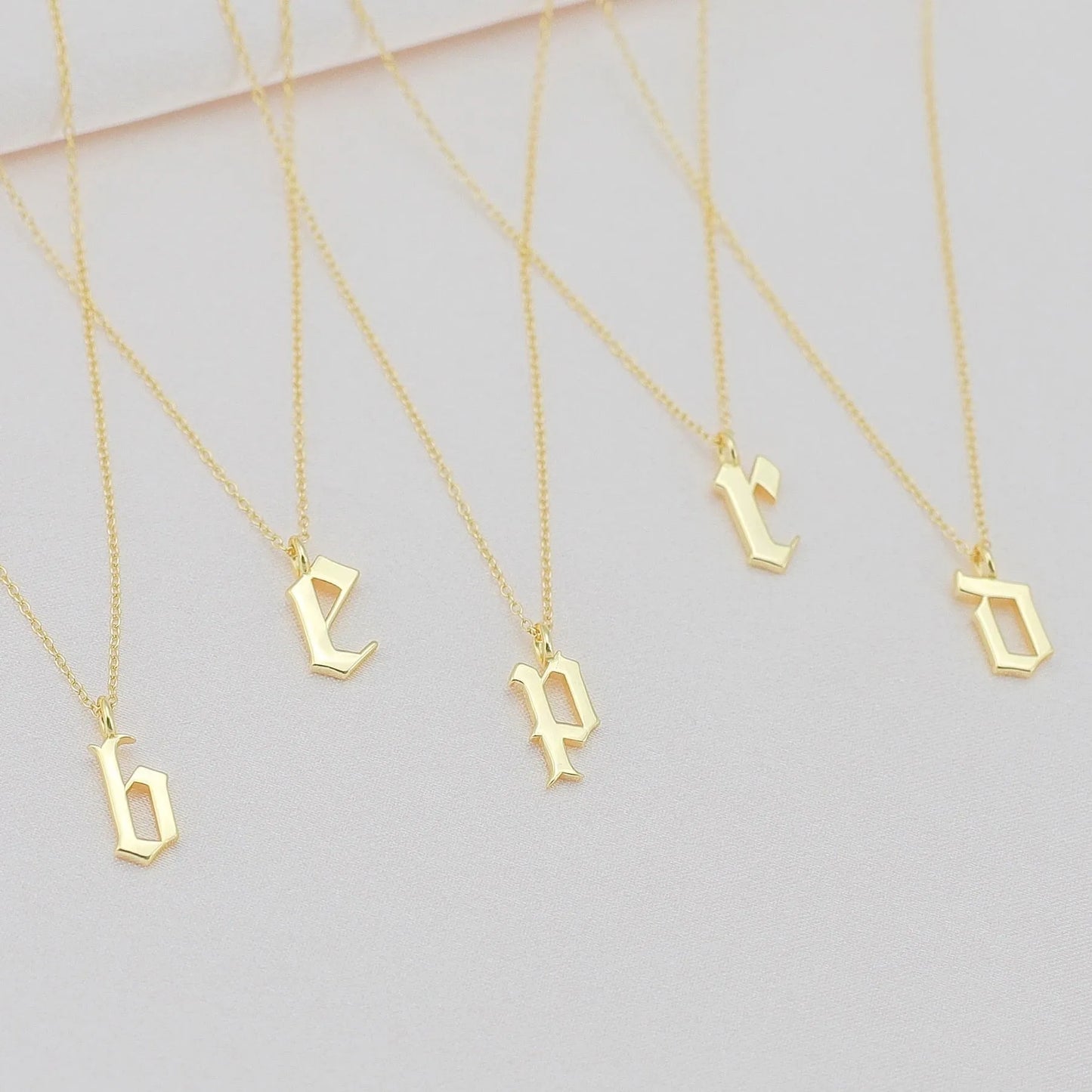 The Old English Initial Necklace