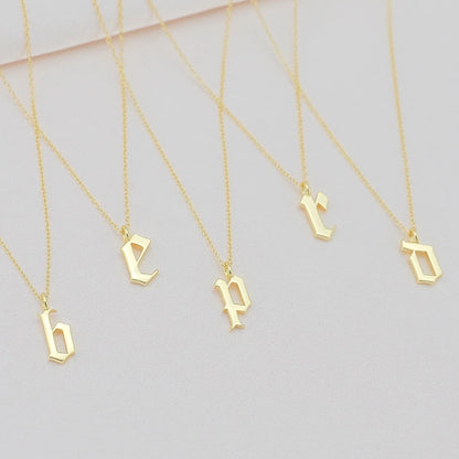 The Old English Initial Necklace