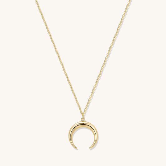The Celestial Crescent Moon Necklace