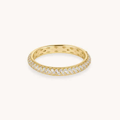 The Classic Pave Diamond Band
