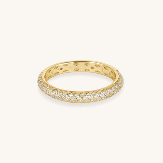 The Classic Pave Diamond Band