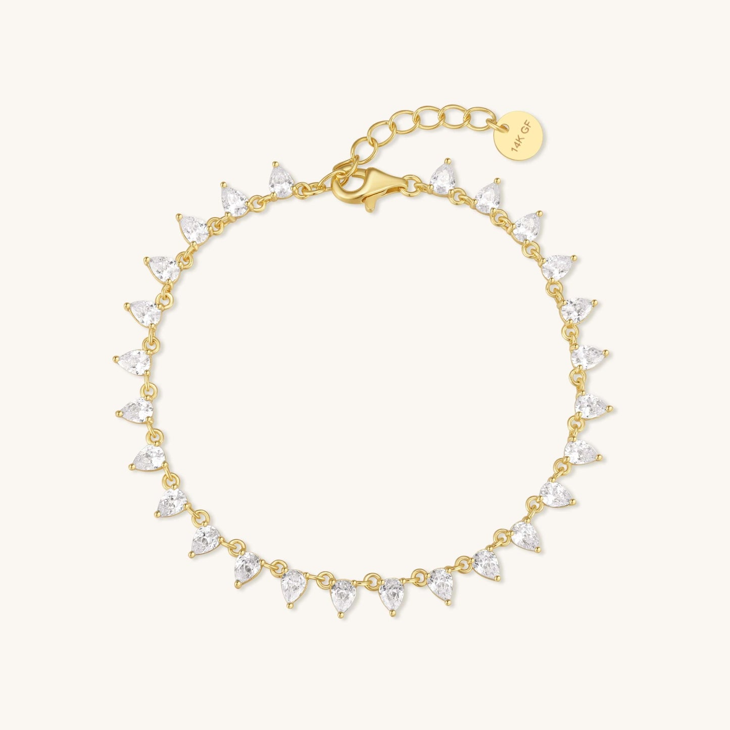 The Pear Cut Tennis Bracelet