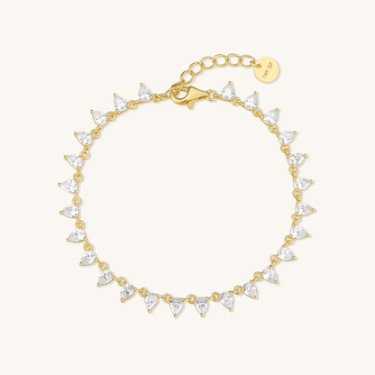 The Pear Cut Tennis Bracelet