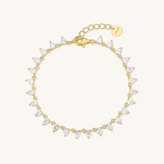 The Pear Cut Tennis Bracelet