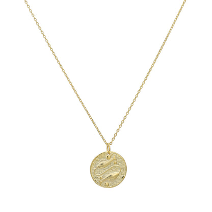 The Celestial Zodiac Coin Necklace