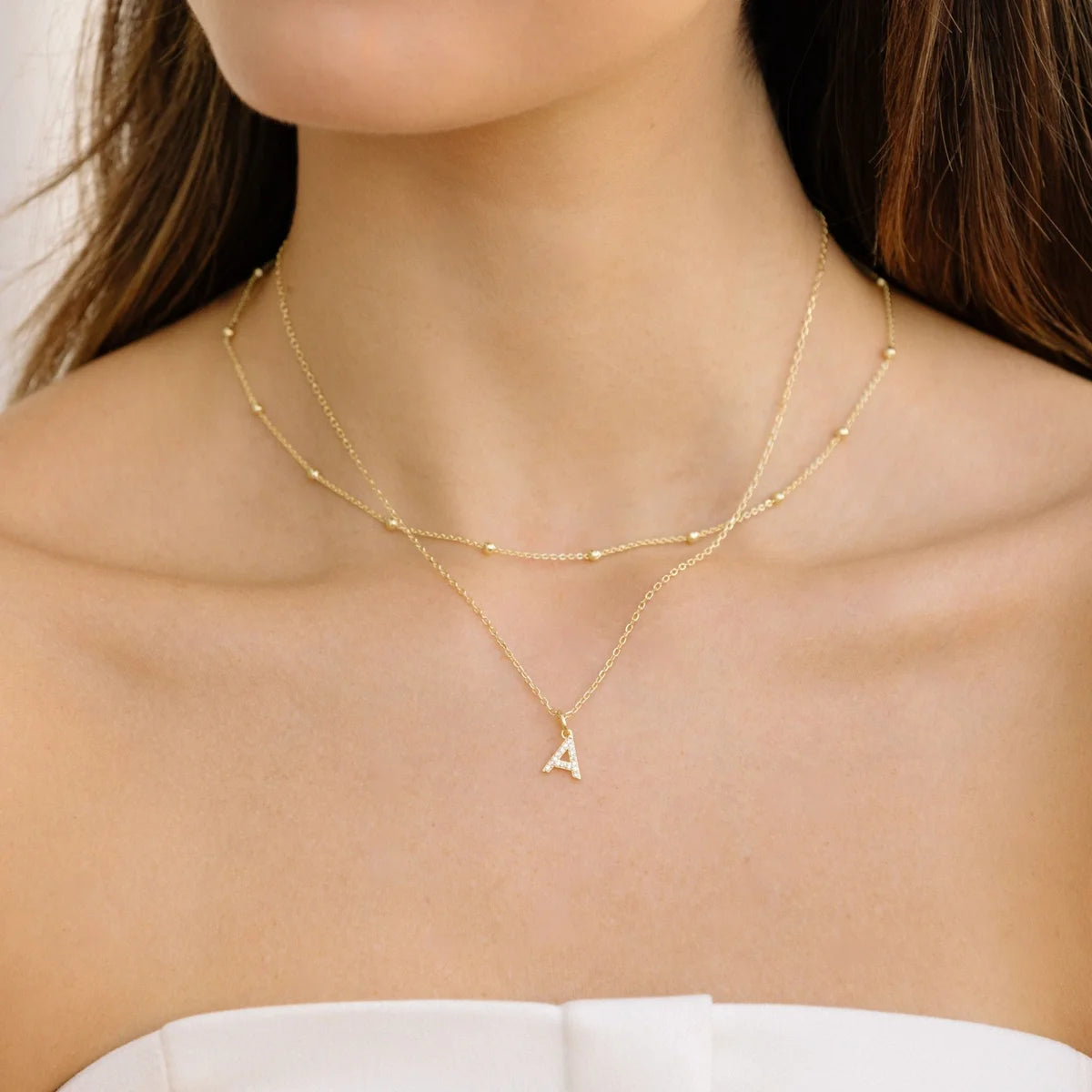 The Dainty Gold-Filled Satellite Necklace