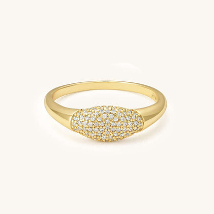 The Sparkle Bold Signet Ring