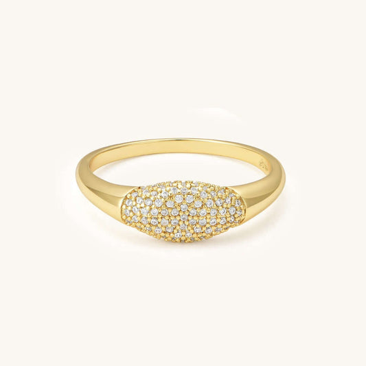 The Sparkle Bold Signet Ring