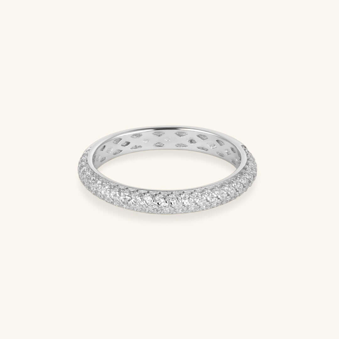 The Classic Pave Diamond Band