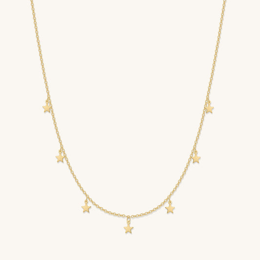 The Celestial Star Charm Choker