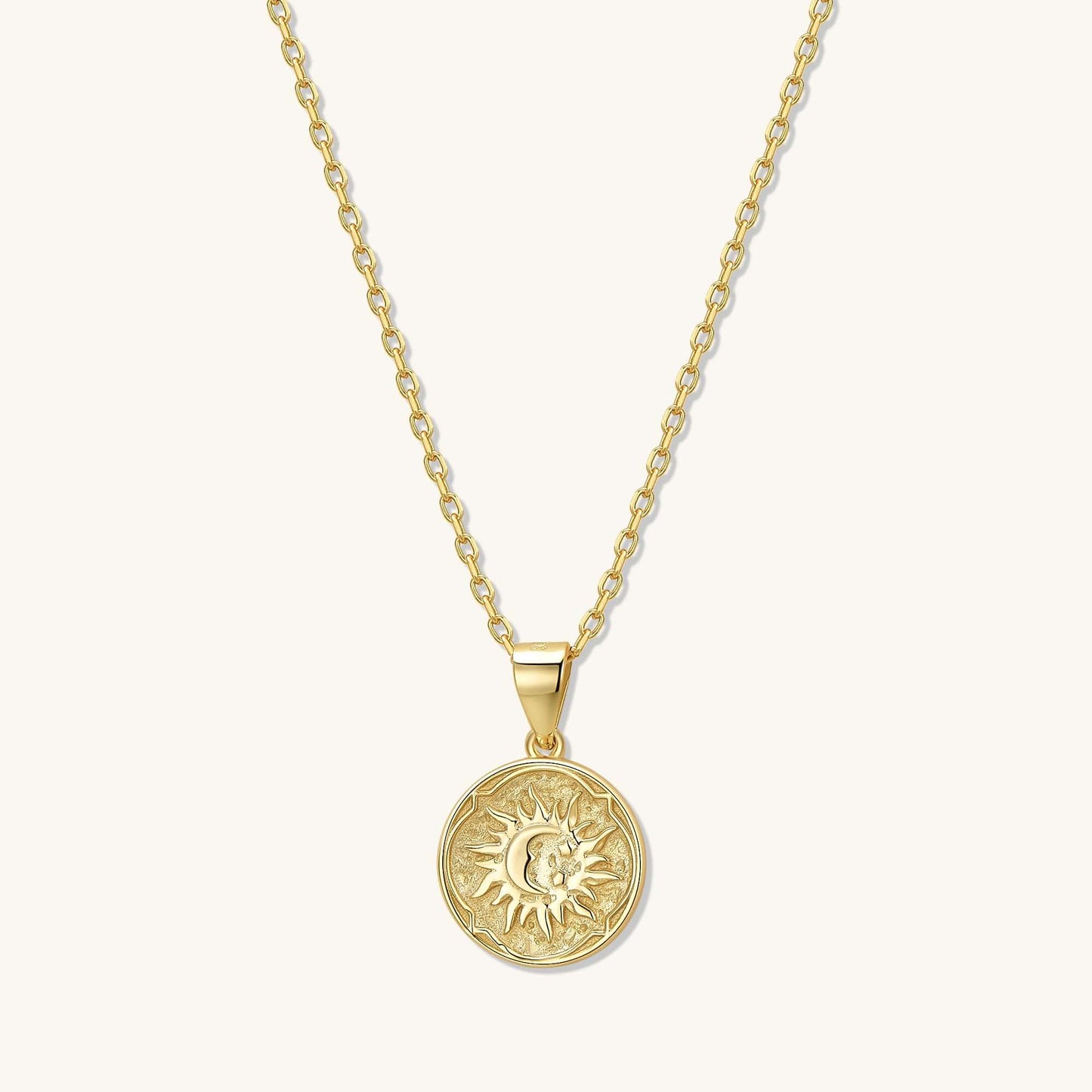 The Celestial Sun Medallion Necklace
