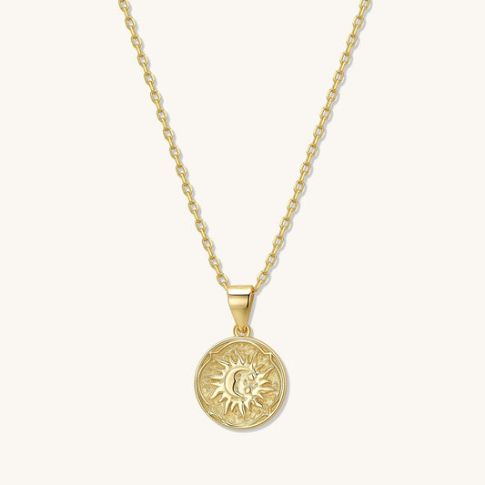 The Celestial Sun Medallion Necklace