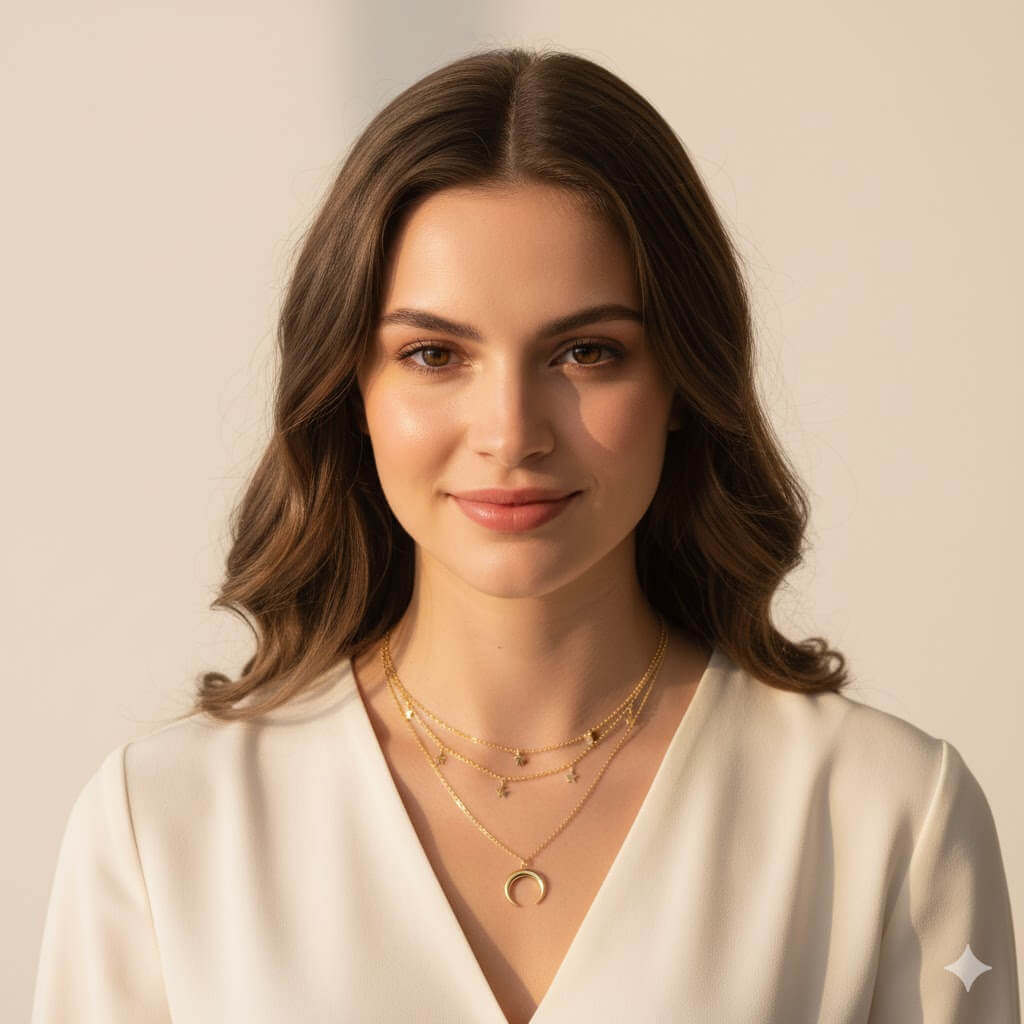 The Celestial Crescent Moon Necklace