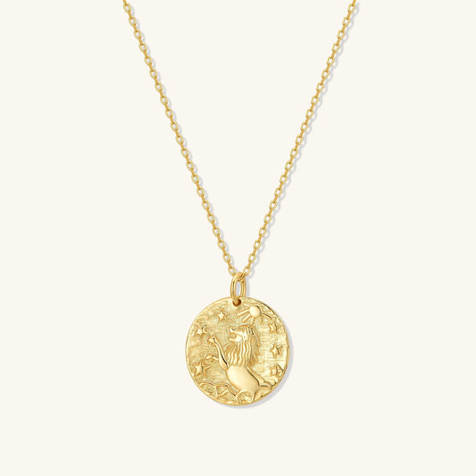 The Celestial Zodiac Coin Necklace